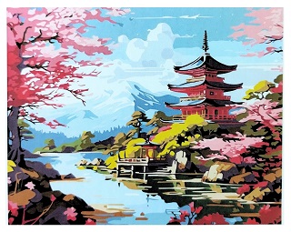 Arte Por Nmero Jardin Japones